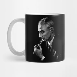 Robert Oppenheimer Smoking Photography Mug